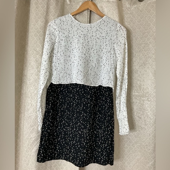 Zara Dresses & Skirts - Zara Monochrome Speckled Dress